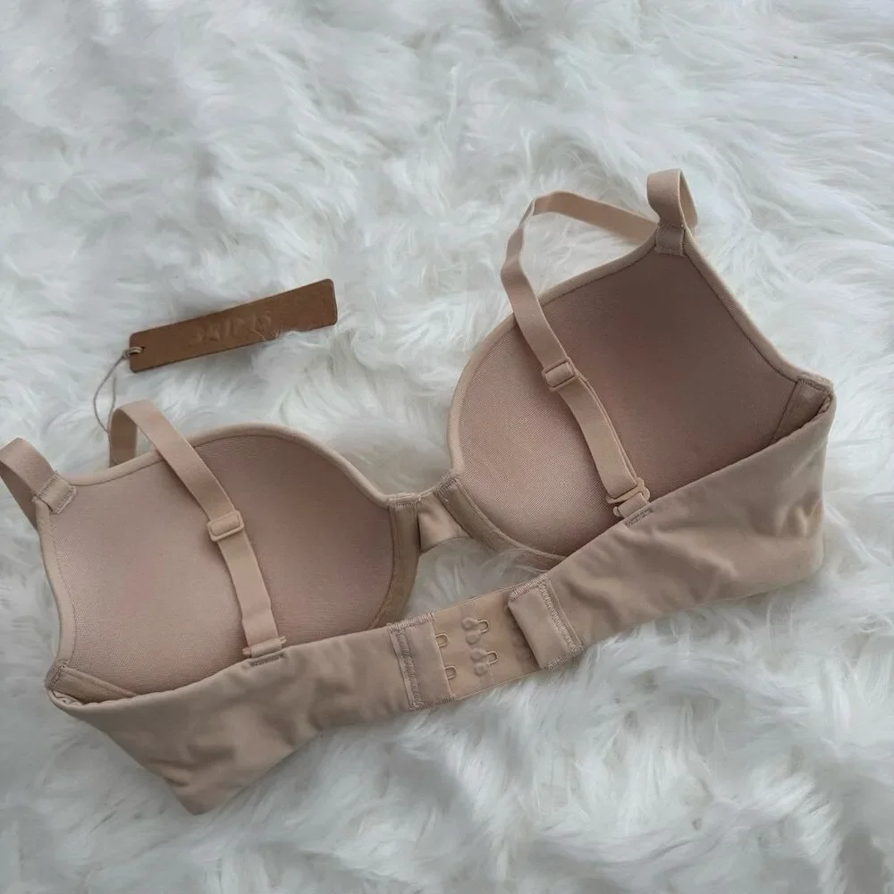 Skims Fits Everybody Push Up Demi Bra Sand Size 30C - Picture 6 of 7